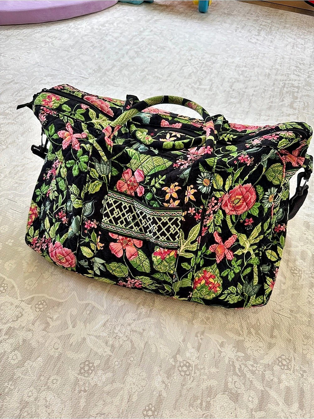 Vera Bradley Tote Shoulder Bag Botanica - Picture 4 of 9